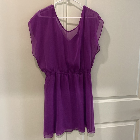 Fun purple mini dress - Picture 2 of 5